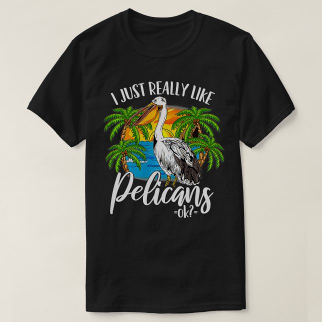 Camiseta Pelican Tropical Birds  (Diseño del anverso)