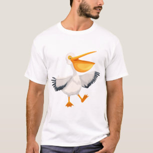Camiseta Pelícano del dibujo animado