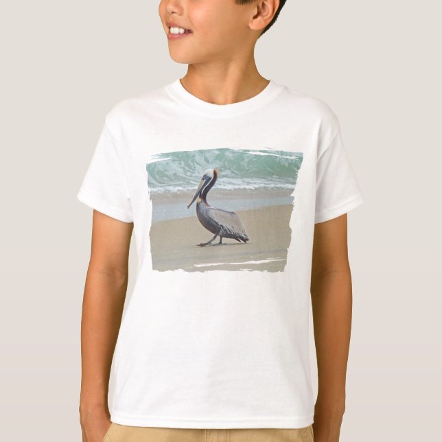 Camiseta Pelícano en Outer Banks OBX NC (Anverso)