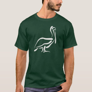 Camiseta Pelícano estilizado