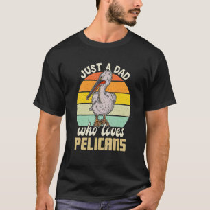 Camiseta Pelícano Pelecanus Aves de corral Especies de aves