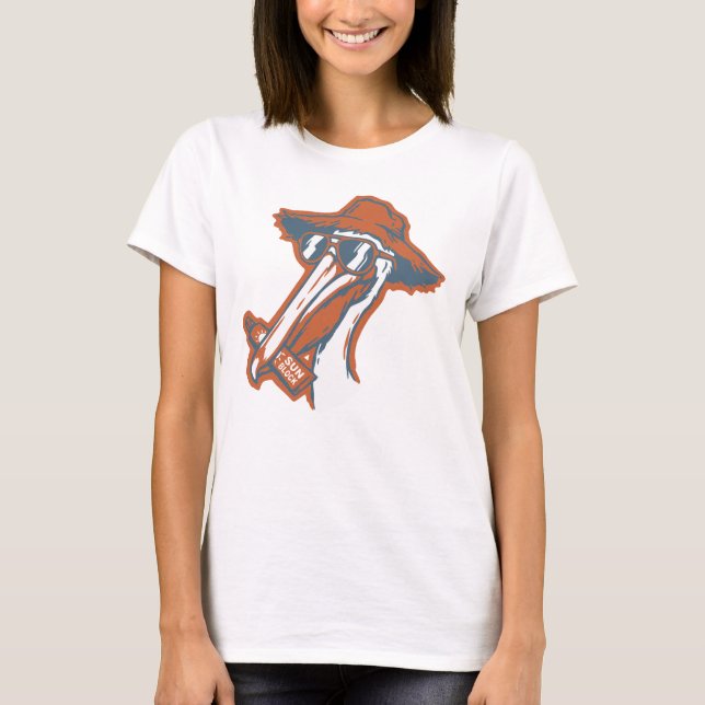 Camiseta Pelícano seguro al sol (Anverso)
