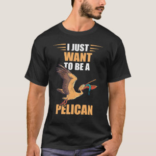 Camiseta Pelícano Solo Quiero Ave Tropical Animal Pelícano