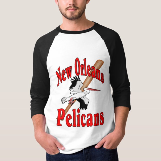 Camiseta Pelícanos del Club de Béisbol de Nueva Orleans (Anverso)