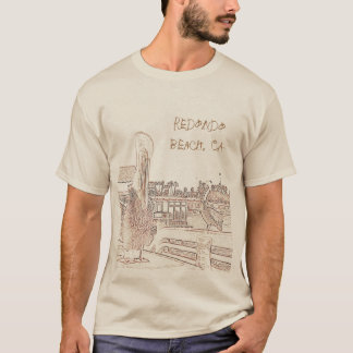 Camiseta - Pelícanos en el muelle con ubicación