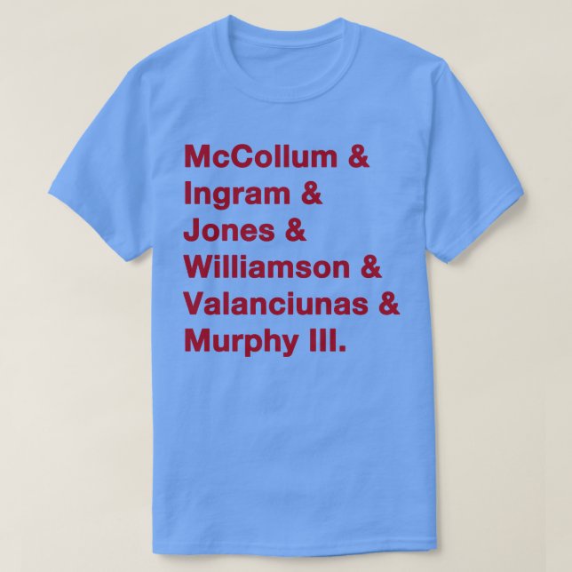 Camiseta Pelicans 2324 Playoff Squad TShirt (Diseño del anverso)