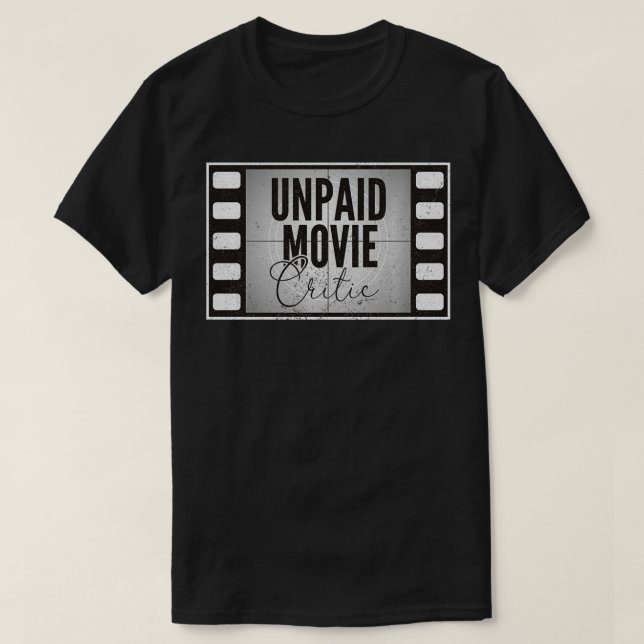 Camiseta Película Crítica No Pagada Película Película Pelíc (Diseño del anverso)
