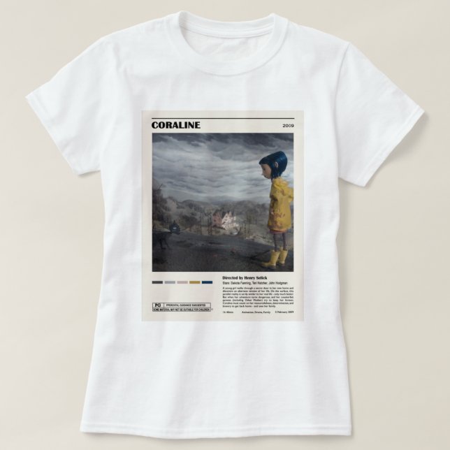 Camiseta Película de animación (Diseño del anverso)