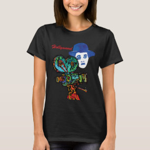 Camiseta Película de cámara de Hollywood Azul Viaje