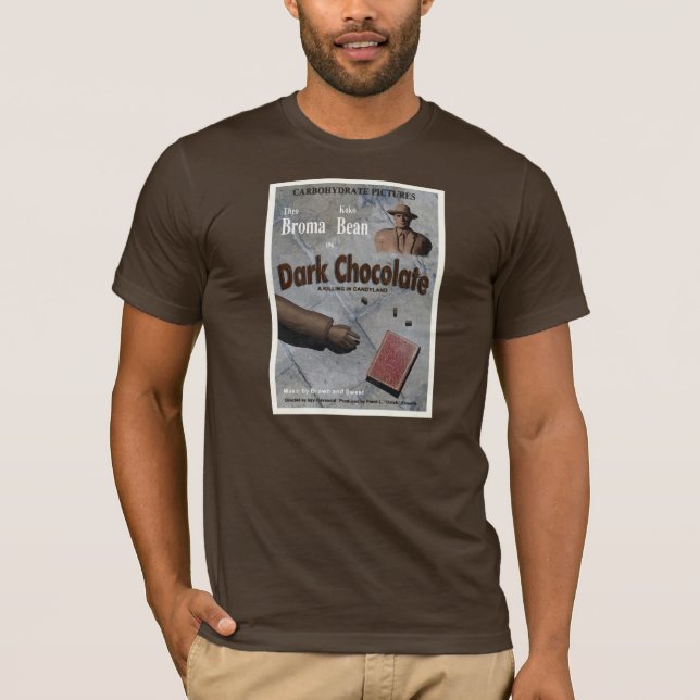 Camiseta Película de chocolate oscuro (Anverso)