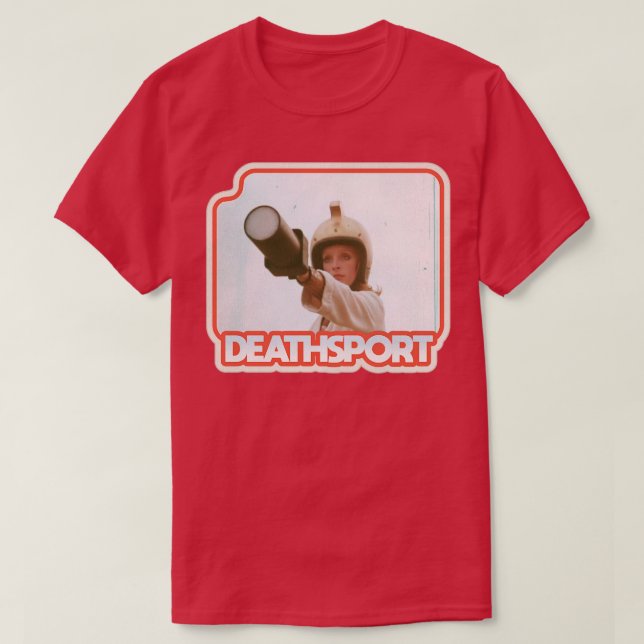 Camiseta Película de culto de los 70 de DEATHSPORT (Diseño del anverso)