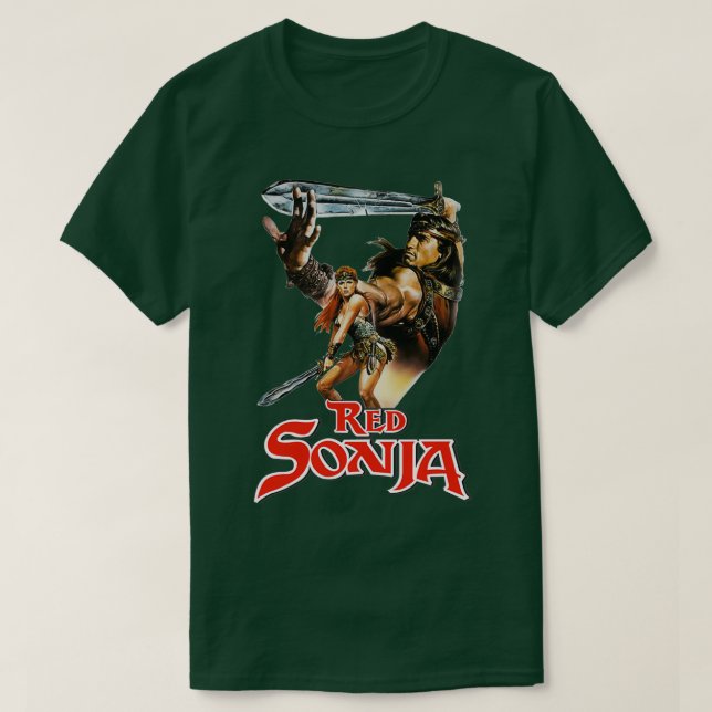 Camiseta Película de Culto de Sonja Roja (Diseño del anverso)