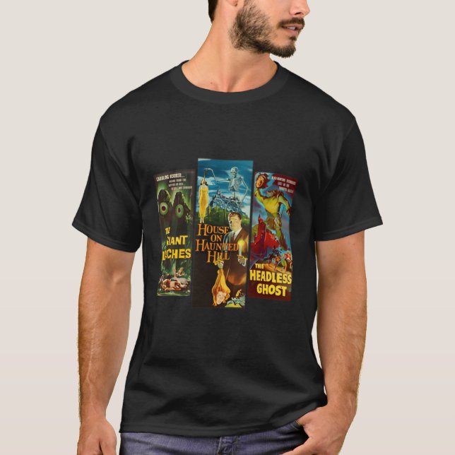 Camiseta Película de horror de Monstruo de Halloween (Anverso)