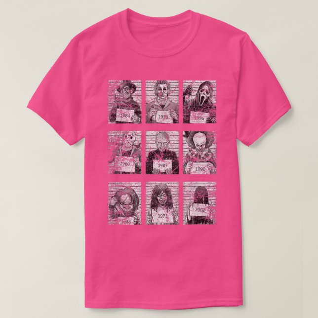 Camiseta Película de horror disfraz de Halloween coincidien (Diseño del anverso)