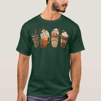 Camiseta Película De Horror Y Café Halloween Spooky Season