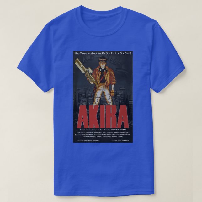 Camiseta Película de Katsuhiro Otomo de Akira 1988 (Diseño del anverso)