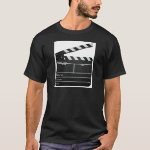 Camiseta Película de la chapaleta de la pizarra de la