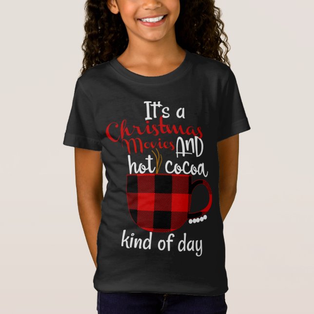 Camiseta Película de Navidades de escúfalo y cacao caliente (Anverso)