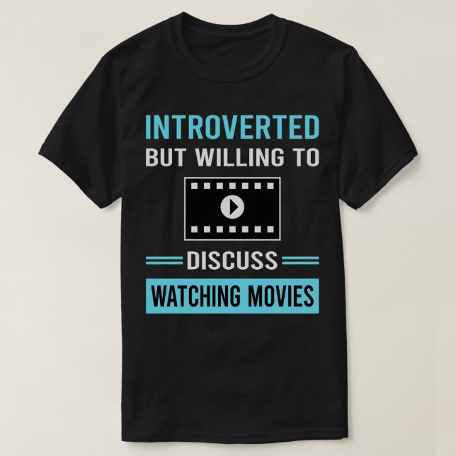 Camiseta Película de observación introvertida (Diseño del anverso)
