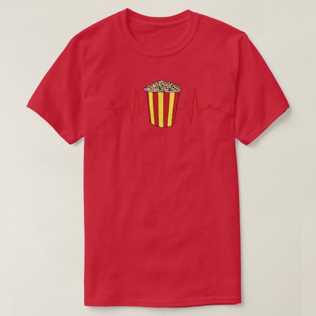 Camiseta Película de películas de Kawaii con ritmo de palom (Diseño del anverso)