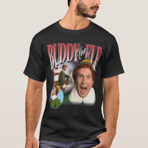 Camiseta Película de personaje Navidad Retro Divertido maes