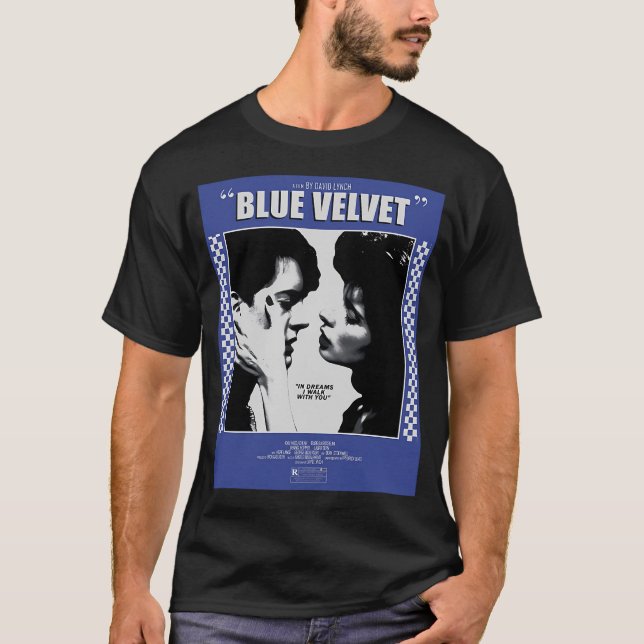 Camiseta Película de terciopelo azul (Anverso)