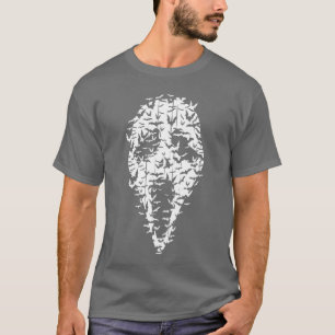 Camiseta Película de terror Cara espantosa Murciélagos vint
