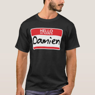 Camiseta Película de terror de Damián el traje de Halloween
