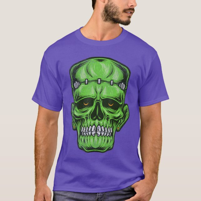 Camiseta Película de terror de monstruos de Halloween Frank (Anverso)