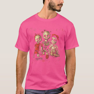 Camiseta Película de terror de muñeca espeluznante Creepy H
