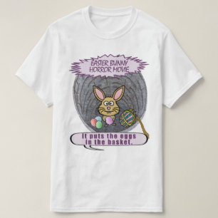 Camiseta Película de terror divertida del conejito de