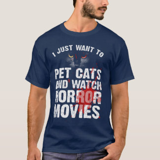 Camiseta Película de terror divertida para hombres y mujere