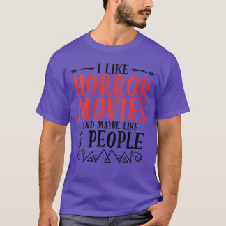 Camiseta Película de terror divertida y aterradora para muj