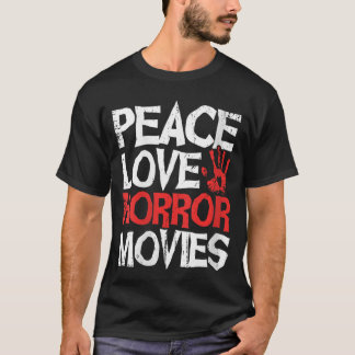 Camiseta Película de terror femenina Películas de terror de