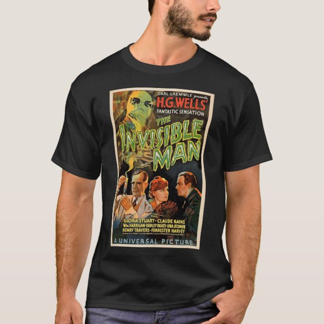 Camiseta Película de terror retro Monstruos Halloween (Anverso)