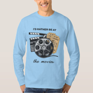 Camiseta Película de texto personalizado