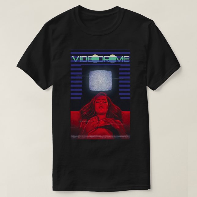 CAMISETA PELÍCULA DE VIDEODROMO (Diseño del anverso)