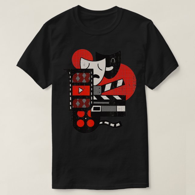 Camiseta Película de Videografo Cinematográgrafo Director d (Diseño del anverso)