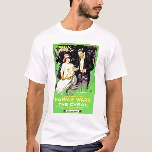Camiseta Película muda 1915 de Sessue Hayakawa de la sala (Anverso)