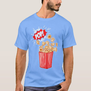 Camiseta Película retro Popcorn Lover vintage