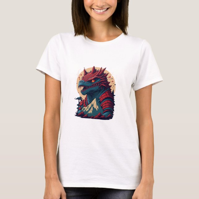 Camiseta películas de godzilla godzilla fanart (Anverso)