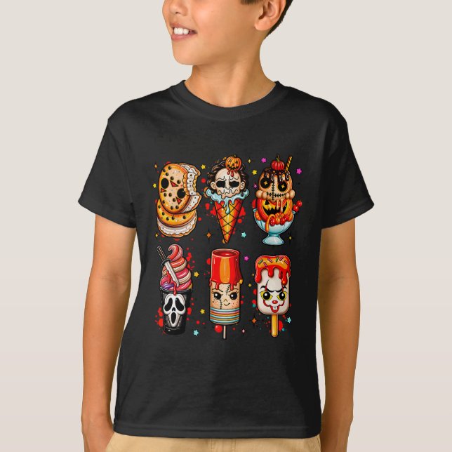 Camiseta Películas de horror verano Popsicle Halloween Hela (Anverso)