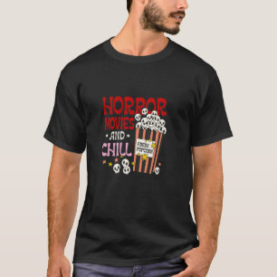 Camiseta Películas de horror y calabazas chill