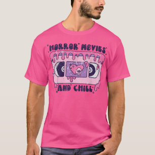 Camiseta Películas De Horror Y Chill Vintage Halloween Spoo