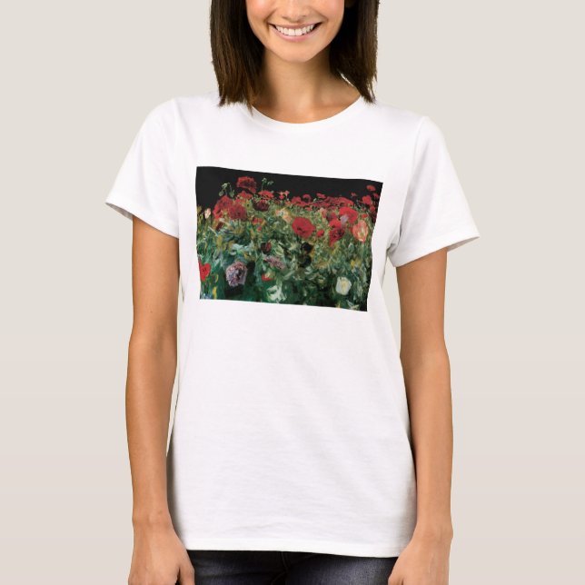 Camiseta Películas de John Singer Sargent, Flores de época (Anverso)