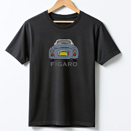 Camiseta Películas De Nombre De Coche De Figaro Gris De Lap
