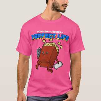 Camiseta PELÍCULAS DE PALOMITAS DE MAÍZ VIDA PERFECTA chica