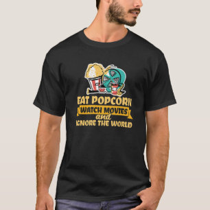 Camiseta Películas de palomitas programas de cine - Gracios