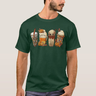 Camiseta Peliculas de terror de café, amante del café de Ha