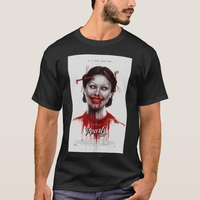 Camiseta Películas de terror - Perla (Anverso)
